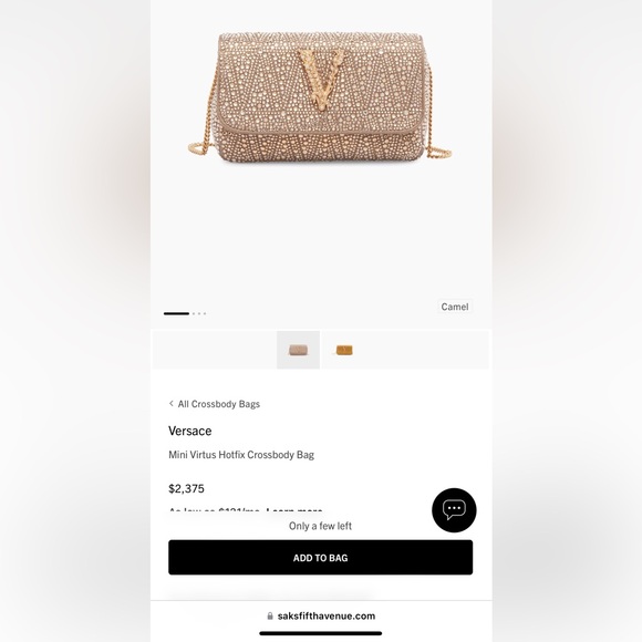 NWT Pink Virtus Crystal Crossbody Bag - Picture 5 of 6